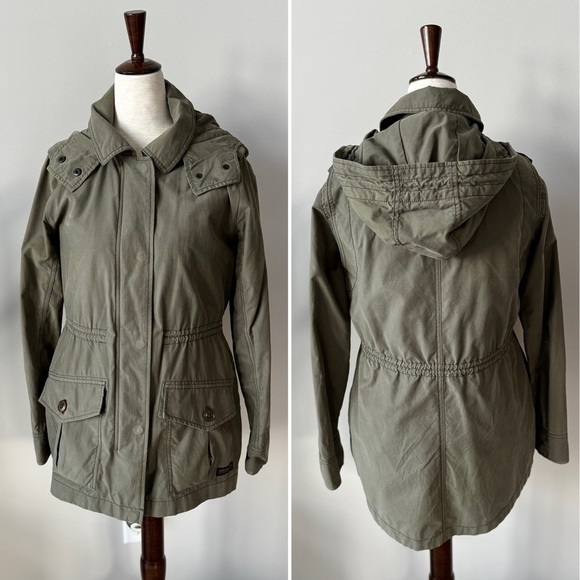 Abercrombie & Fitch Military Parka - Drawstring Waist - Removable Internal Vest - Picture 1 of 12